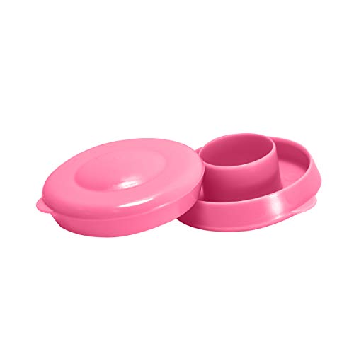 Brio Dew Cap Crown Top Replacement Cap - 4 Pack - 55mm Snap On Cap for Crown top lids for 3 & 5 Gallon Water Bottles (Pink) - Thumbnail 2