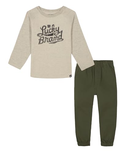 Lucky 2pc Knit Woven Pant Set