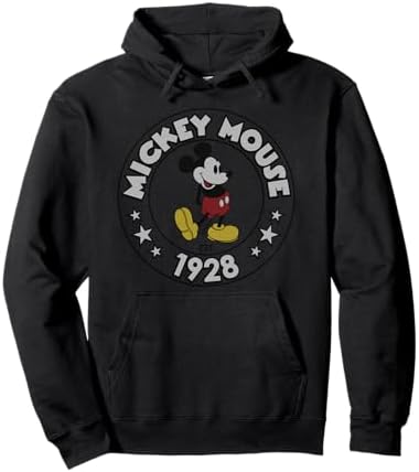 Amazon.com: Disney - Mickey Mouse OG 1928 Pullover Hoodie Pullover