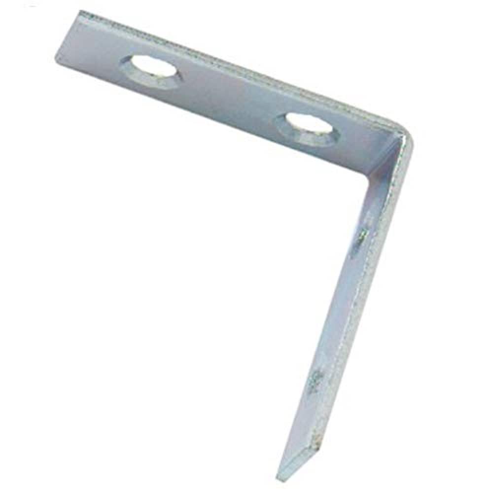 Merriway BH07282 (100 Pcs) Corner Repair Brackets Braces BZP Steel, 50 mm (2 Inch) - Pack of 100 Pieces