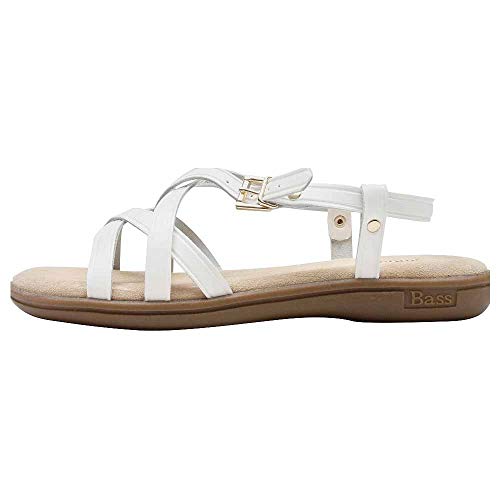 G.H. Bass & Co. Women's Margie Sandal,White,9 WW US