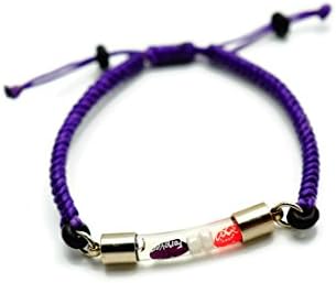 PertidBlower Style Bracelets for Men Women,Write Message On Grain Cuff Rope Bracelet PU00 (Love Forever 3)