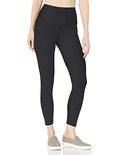 High Waist Cropped Legging Ebony Size 