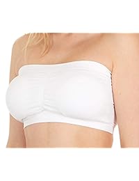 Sujetador Bandeau Top Bando acolchado para dama