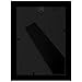 Americanflat 5x7 Picture Frame with Shatter-Resistant Glass - Set of 2 - Use as 4x6 Frame with Mat or Display 5x7 Photo Without Mat - Signature Collection - Picture Frames for Tabletop or Wall - Black