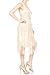 Anna-Kaci Granny Influence Embroidery Detail Lace Ruffle Dress, Beige, Small/Medium