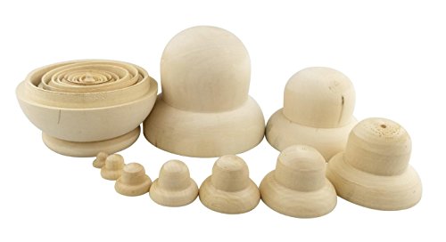 4 Winterworm+Unpainted+Matryoshka+Decoration+Parent+child