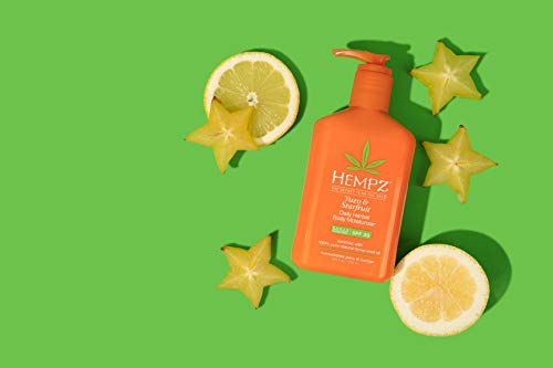 Hempz Yuzu u0026 Starfruit Daily Herbal Lotion with Broad Spectrum SPF 