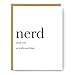 Nerd definition - Unframed art print poster or greeting card