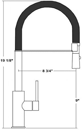 Concinnity 522020 Nst Michelangelo High Arc Pull Down Spout