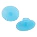 uxcell 2 x Makeup Facial Cleansing Pad Blackhead Remover Soft Brush Blue