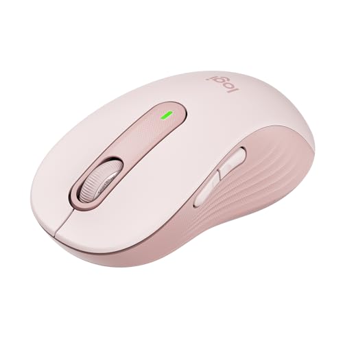 Logitech Signature M650 L Kabellose Maus - für große Hände, Leise Klicks, Anpassbare Seitentasten, Bluetooth, Kompatibilität mit mehreren Geräten - Ro