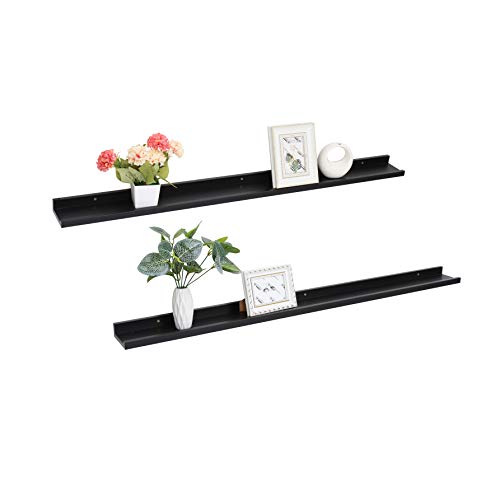 image for love furniture Set of 2 Picture Ledge Floating Frame Shelves Wall Shel