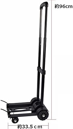 Amazon Nandin 折りたたみ 軽量 キャリーカート 安定 四輪 固定 ロープ 付き 4輪 タイヤ Nandia キャリーカート