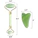 Jade Roller for Face and Gua Sha Stone Massage Tool Set by SRI - Natural Face Roller for Toning & Wrinkles - Authentic Face Massager that Reduces Puffiness to Promote Soft and Firm Skin
