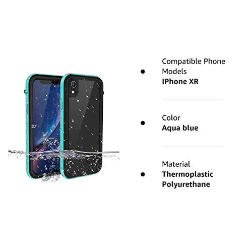 MIZUSUPI Compatible with Waterproof Shockproof Case iPhone XR