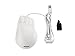 SaniType Professional-Grade Ergonomic Optical Washable Mouse with 3-Button Scroll (USB/PS2) (White) | OMST0C01-W