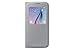 Samsung S-View Flip Cover for Samsung Galaxy S6 - Silver Fabric