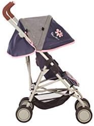 silver cross pop twin max dolls pushchair in vintage pink