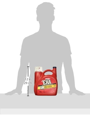 ERA 2X ULTRA ACTIVE STAINFIGHTER FORMULA LIQUID LAUNDRY DETERGENT 154 FL OZ, 107 LOADS STAIN FIGHTER LAUNDRY DETERGENT FOR DEEP STAIN REMOVAL TOUGH ON STAINS FIGHTER HIGH EFFICIENCY