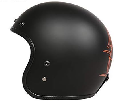 高級品 オートバイジェットヘルメットレトロオープンフェイスハーフヘルメットdot認定バイクヘルメット原付スクーター