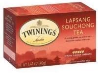Twining's Tea Smoky China Tea - Lapsang Souchong - Case of 6 - 20 Bags
