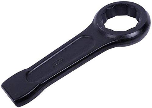 Black Ring Slogging Wrench Box End Striking Spanner 50mm — image 1