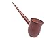 Matchpipe 11 inch Long- Handcrafted high Quality Churchwarden Style Real Wood Extra Long stem Tobacco Pipe