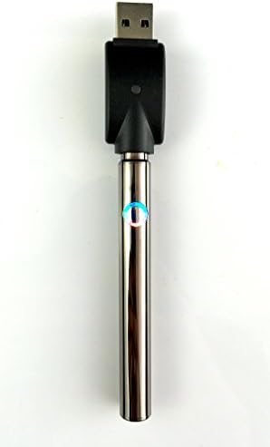 USB Charger for 400 mAH Slim Stylus Pen Battery w Variable Voltage 510Battery Thread (Gunmetal color)
