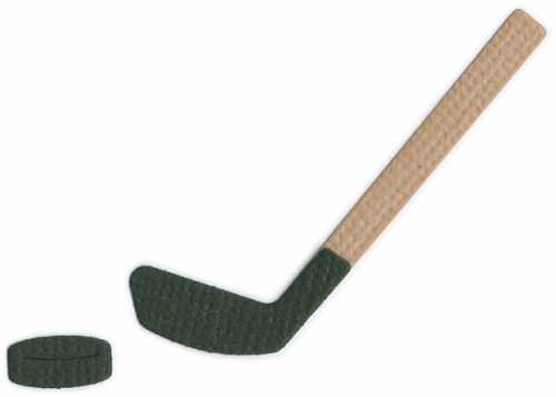 QUICKUTZWe R Memory Keepers 2-Inch by 2-Inch Die, Hockey Stick and Puck