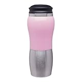 18/8 Stainless Steel Insulated Thermal Coffee Tumbler - Double Wall - 14oz. Capacity - Pink