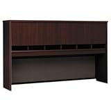 72 in. Mahogany Series C Hutch w 4 Doors - Series C