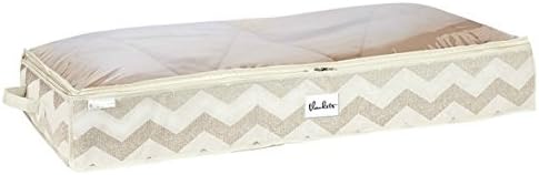 Textured Chevron Under-the-Bed Storage Bag by Macbeth Collection