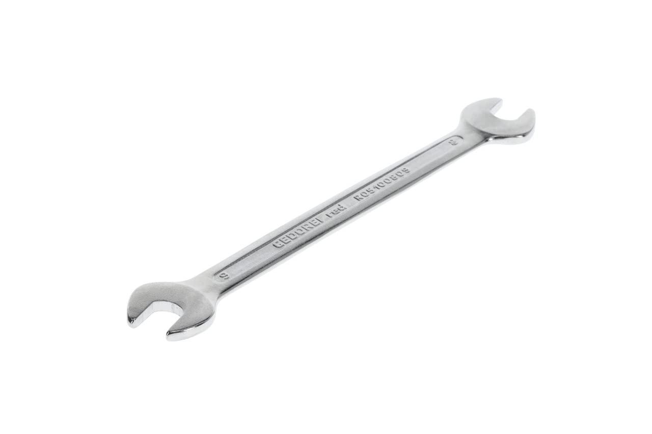 GEDORE red Double open-end spanner, SW 8+9 mm, Metric, Spanner, Open-end spanner, 140 mm long, R05100809