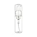 10PC Clear Plastic Foamer Bottle 1.7oz 50ml Pump Mini Travel Size Soap Dispenser
