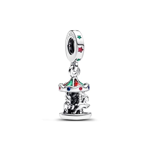 Sterling silver Enamel Mixed stone Red 793586C01 Colgante