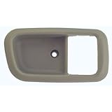 DELPA CL4908 > Front Right Inside Door Handle Bezel Trim Cover Casing Light Gray Fits: 00 Thru 06 Toyota Tundra Regular & Ext Access Cab