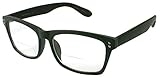 Edge I-Wear Plastic Reader with Clear Bifocal Lens 540748TCB1.75-4(Matte GRAY/Matte BLK)