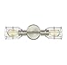 Trade Winds Lighting TW021849BN 2-Light Industrial Wall Mount Sconce in Brushed Nickel