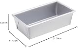 Chicago Metallic Commercial II Loaf Pan 1-Pound Heavy-Weight Aluminized Steel view 6