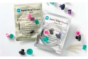 SHOFU DENTAL CORP Shofu Dental L521 Super-Snap Finishing & Polishing Disks Red Safe Side Down 50/Bx High-Quality Mini Discs for Composites & Restorations