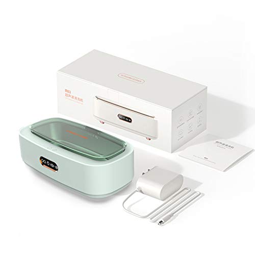Venussar Ultraschallreinigungsgerät, 300ml Ultraschallreiniger, Mini Ultraschallreinigungsgerät Brille Uhren Schmuck Ringe Halsketten Zahnprothese