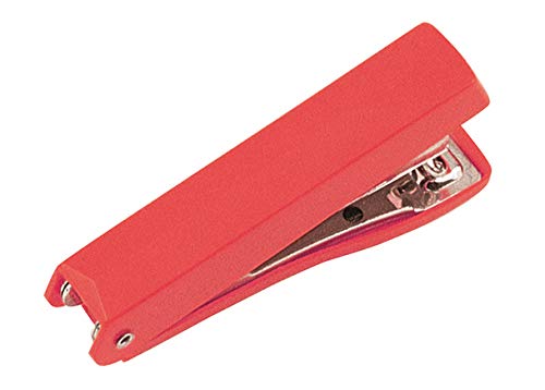 Alevar Mini Plastic Stapler, Size 9 x 4 cm, Mount Point 10, Red