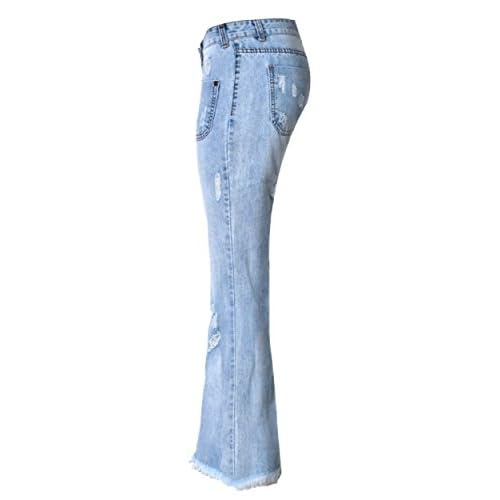 window pane bell bottom jeans