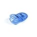 Deke Home - Pill Organizer AM PM, 2 Compartment Pill Box for Pocket or Purse, Small Daily Medicine Case, Travel Pill Holder, Easy Open Pill Container, Vitamins & Supplements (Blue, Pack of 2)