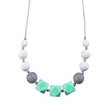 Blulu Baby Silicone Teething Necklace for Mom to Wear