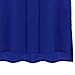 VOBAGA Women's Ol Career Casual Short Sleeve Slim Chiffon Shirt Tops Blouse Blue L