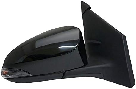 Zebra TY1321295 for 14-18 Corolla L/LE/LE Eco/SE/XLE/XSE/S OE Style Replacement Power Heated Signal Lamp Paint to Match Passenger Side Mirror