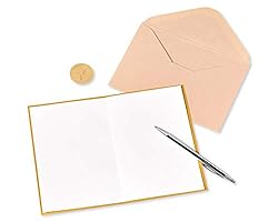 Papyrus Blank Thank You Card