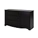 South Shore Savannah 3-Drawer Dresser with Door-Espresso